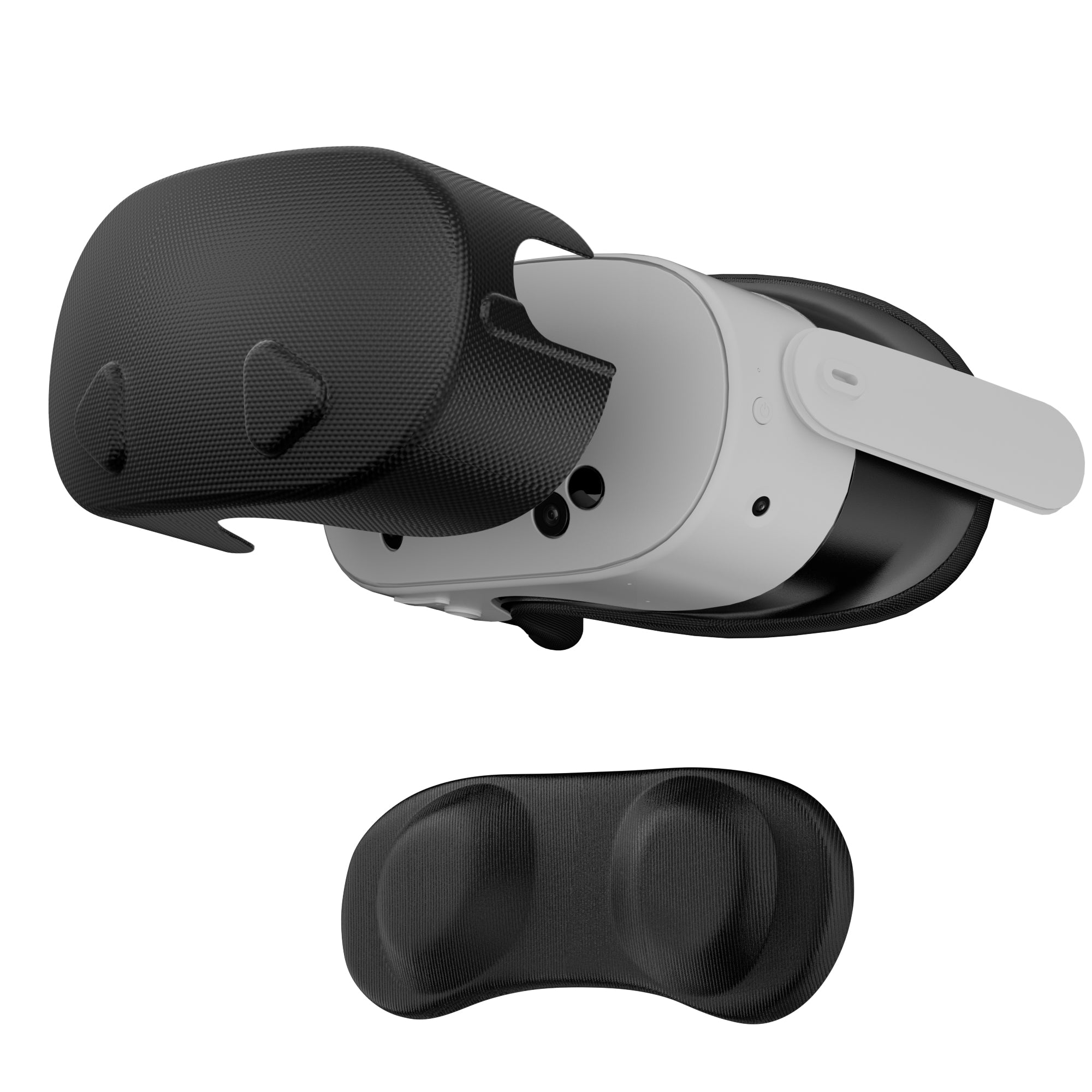 Silikon VR Shell Schutzhülle Anti Shock Anti Staub für Meta Quest 3 (Rot Silikon VR Shell Schutzhülle Anti Shock Anti Staub für Meta Quest 3 (Rot
