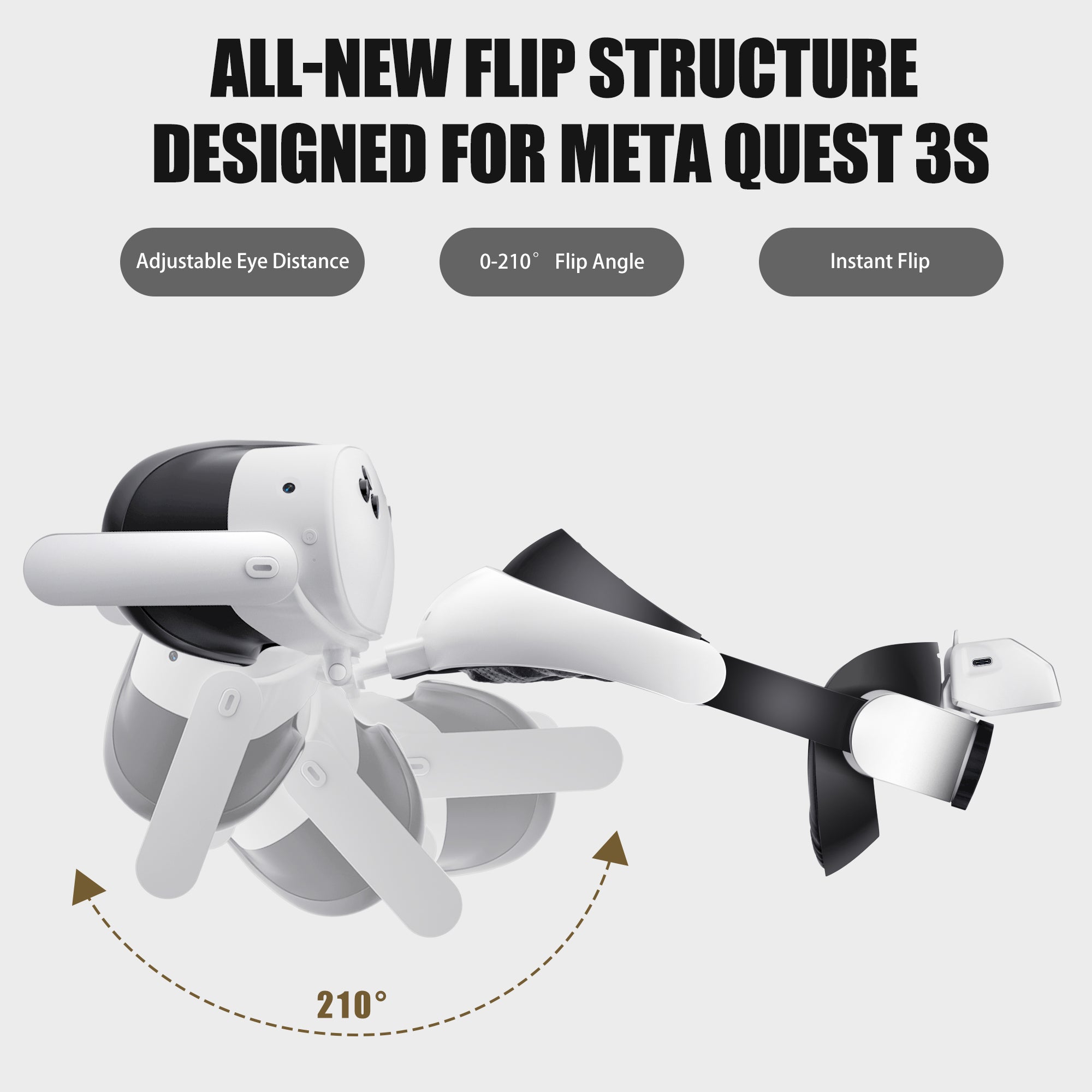 F1 Flip Battery Head Strap