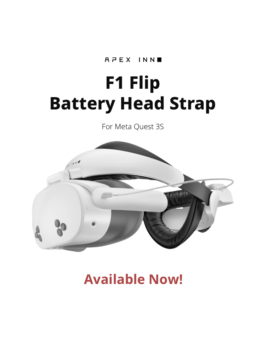 APEXINNO F1 Flip Battery Head Strap