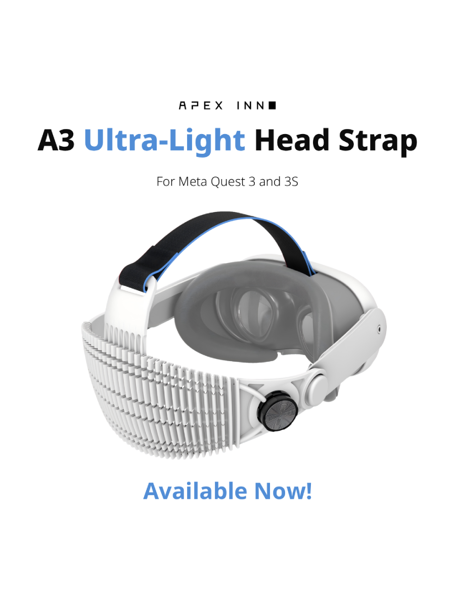Experience Weightless VR: A Deep Dive into the APEXINNO A3 Ultra-Light Comfort Head Strap