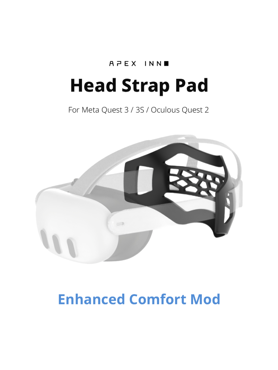 Forget Headaches, Own the Game: The APEXINNO Head Strap Pad is the Stability & Comfort Fix Your Quest 3/2 Needs