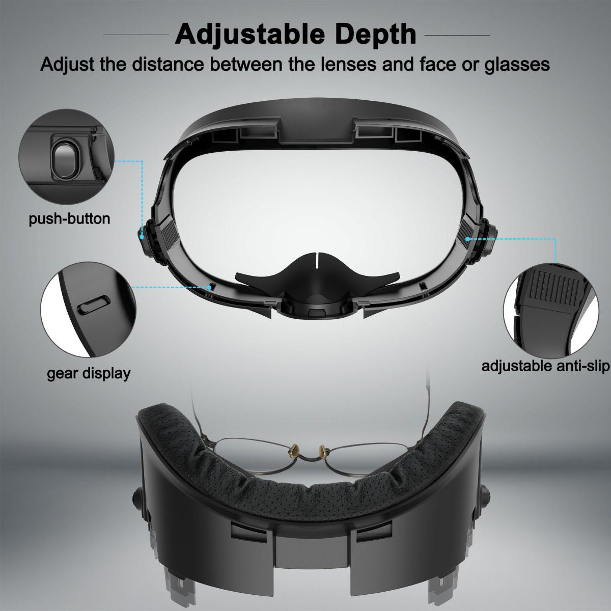 Glasses Oculus Rift S Ipd Range Oculus Rift S Oculus Pupil