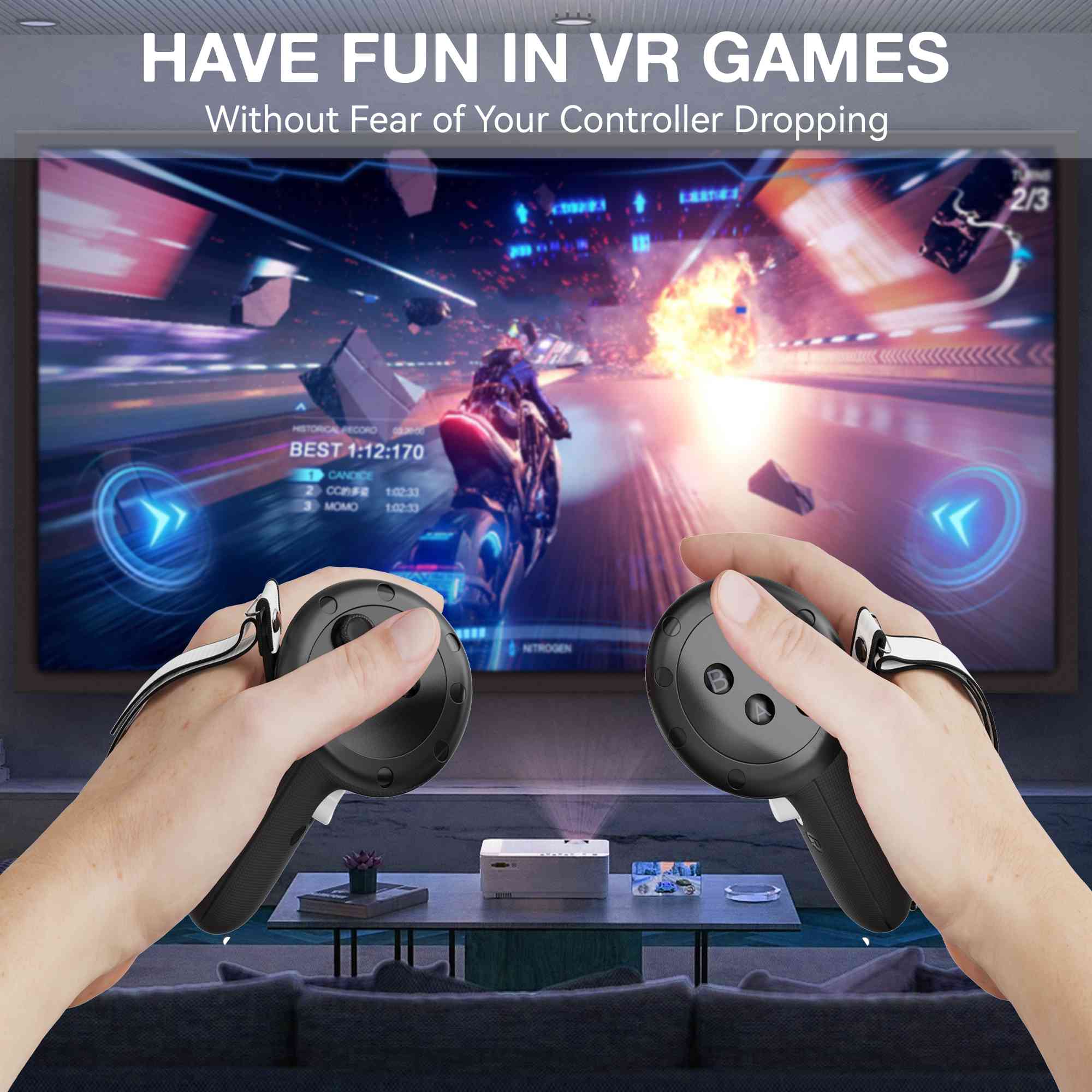 Upgraded VR Controller Grips Cover