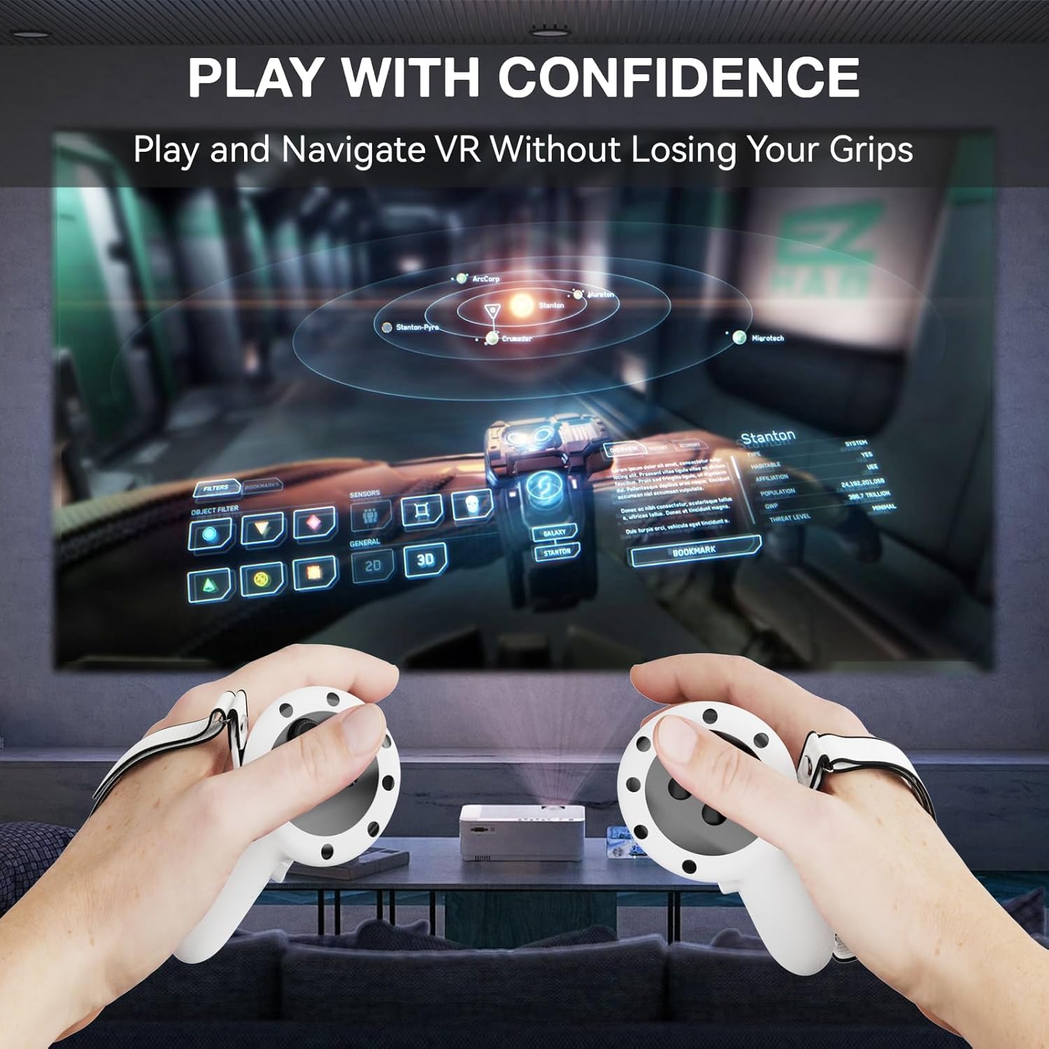 Upgraded VR Controller Grips Cover